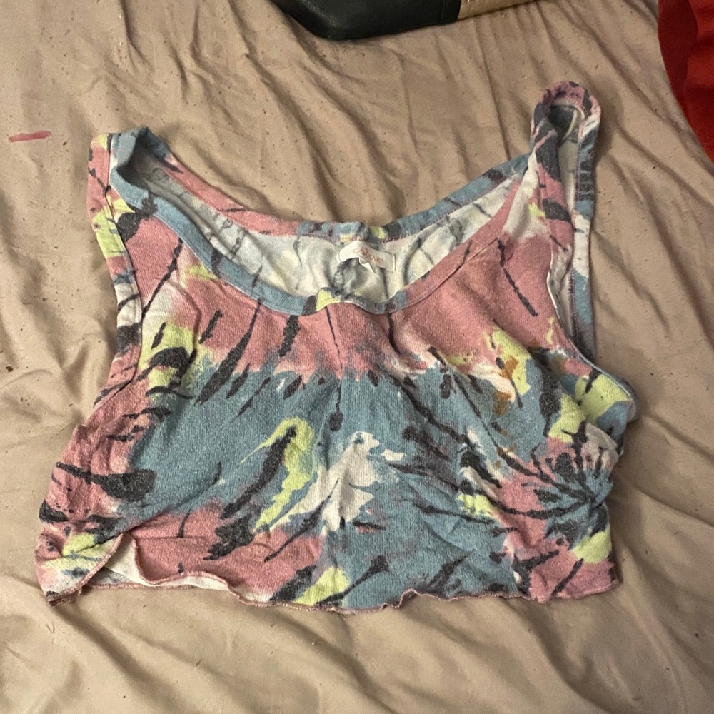 Colsie Multicolor Tie-Dye Tank Top